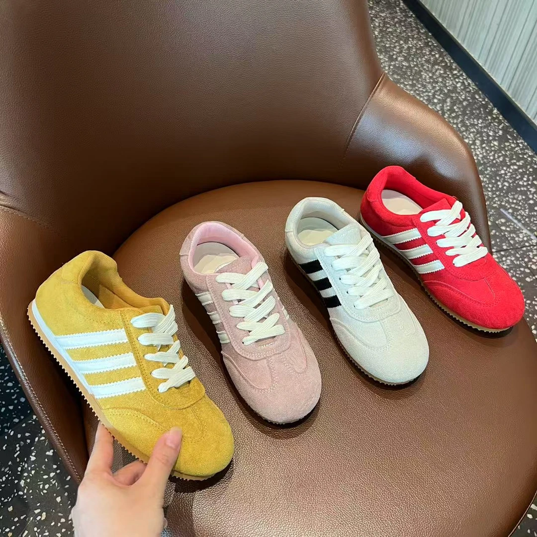 复古阿甘鞋女2025春夏季新款时尚休闲百搭软底低帮多巴胺德训鞋