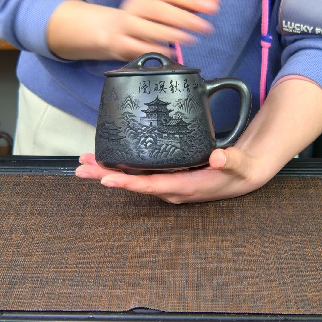 紫砂茶杯高货放漏