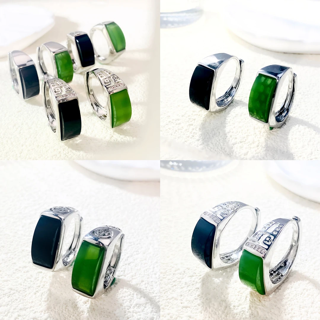 铜合金树脂戒指 【马鞍戒】经典男款戒指经典百搭