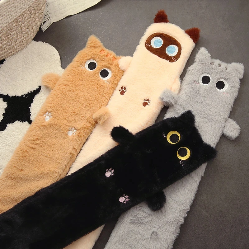 加长注水热水袋冬天长条暖水袋卡通暖手暖床神器