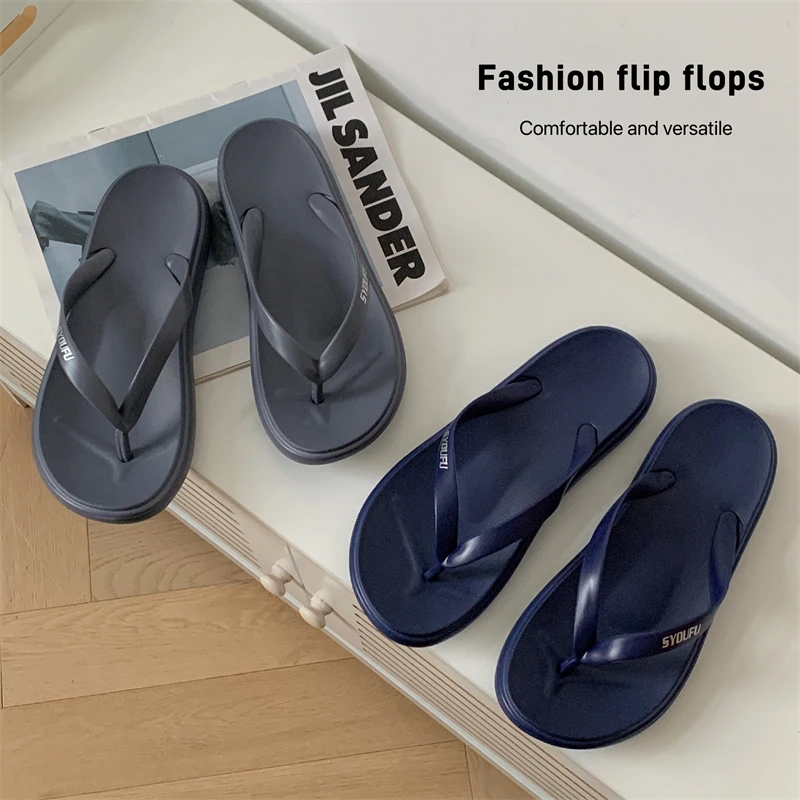 情侣人字拖鞋女夏季外穿夹脚防滑时尚凉拖鞋海边沙滩鞋百搭网红