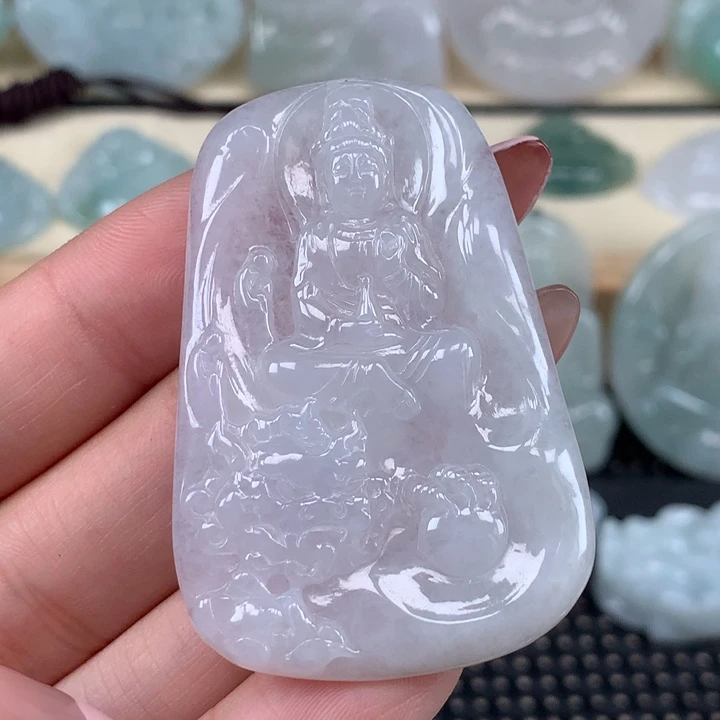 颈饰未镶嵌翡翠文殊