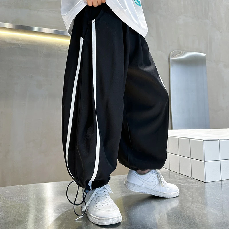 【老板娘专属】夏季灯笼裤薄款男童宽松韩版防蚊裤中大童休闲束脚裤