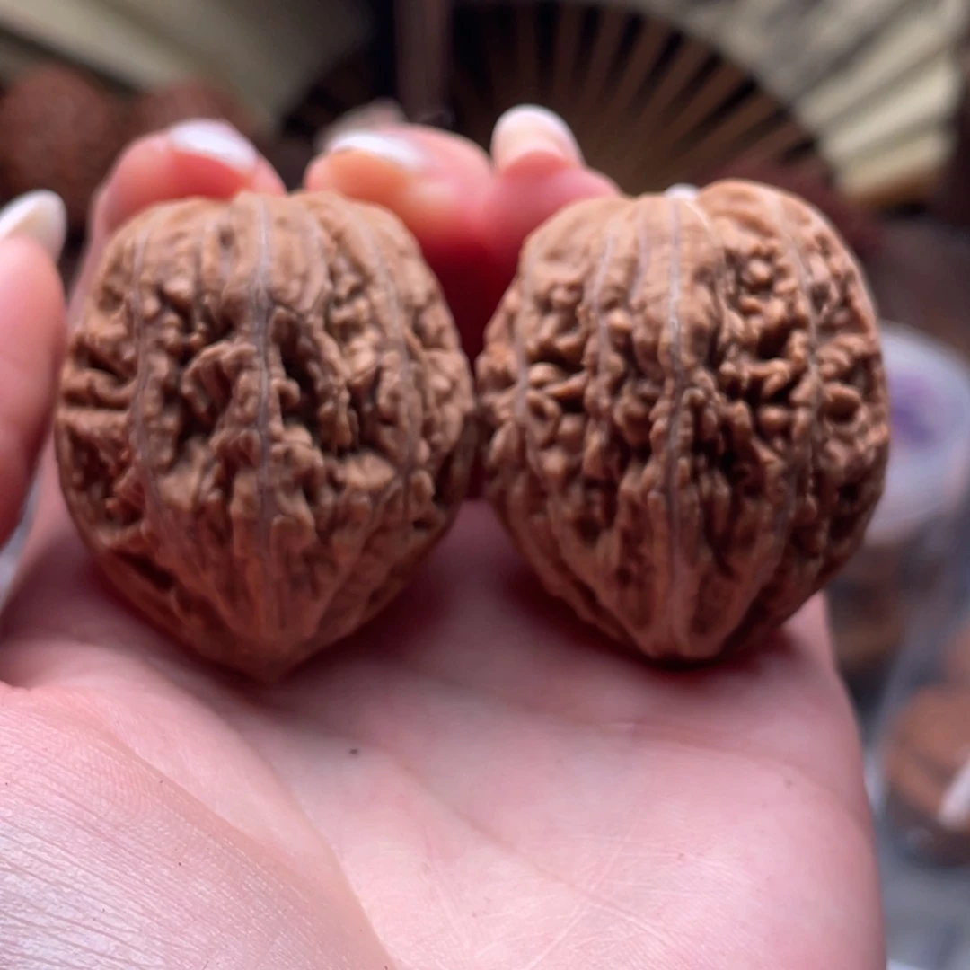 文玩核桃把件楸刀鱼74