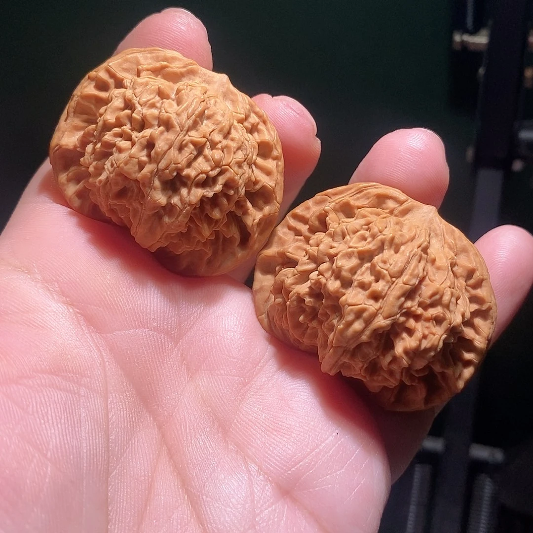 把件文玩核桃45盘龙纹全品