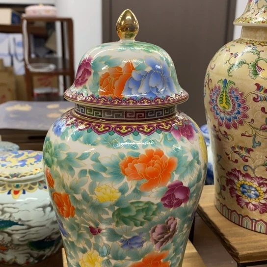 瓷片茶叶罐储物罐