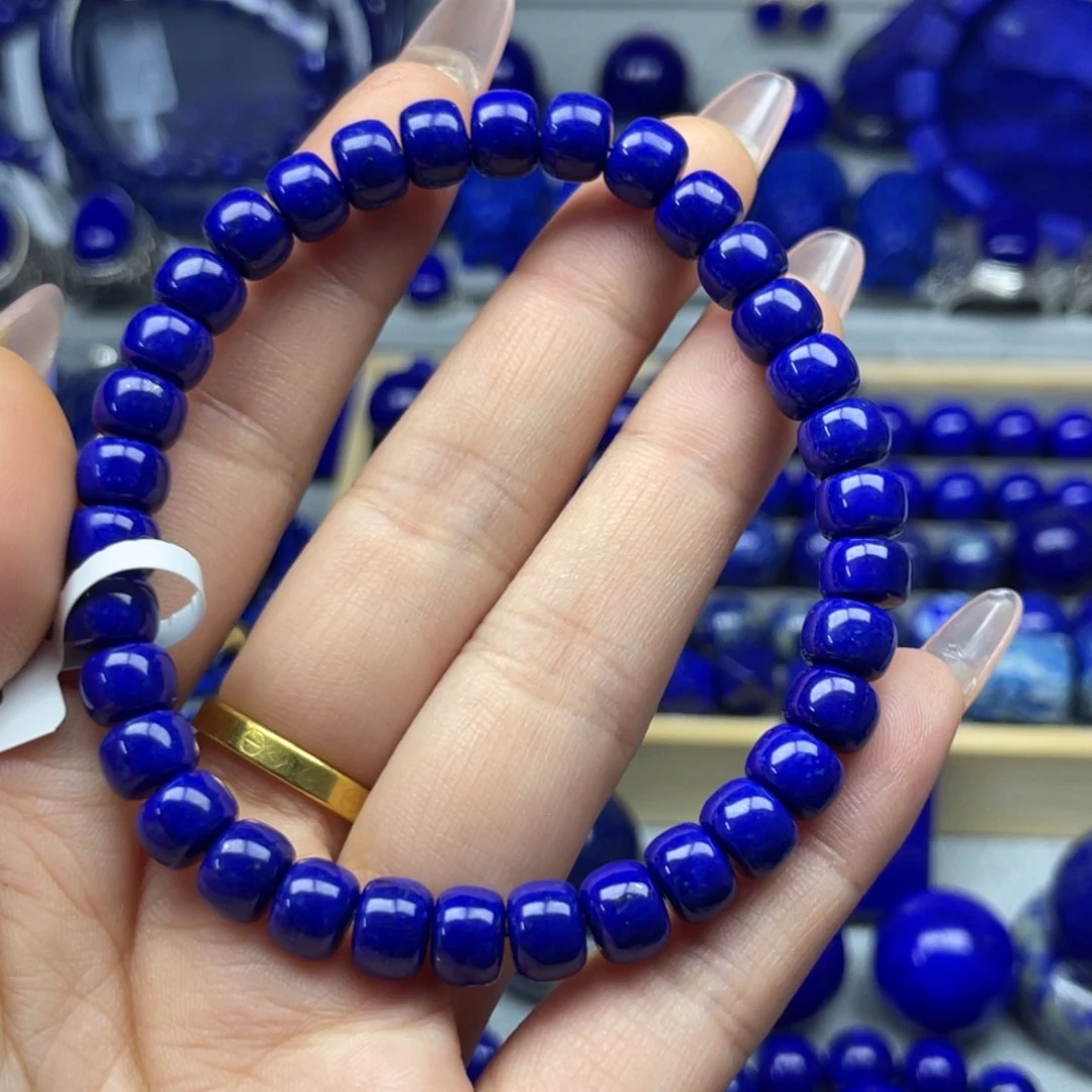 青金石7+直切老型手串未镶嵌同****)