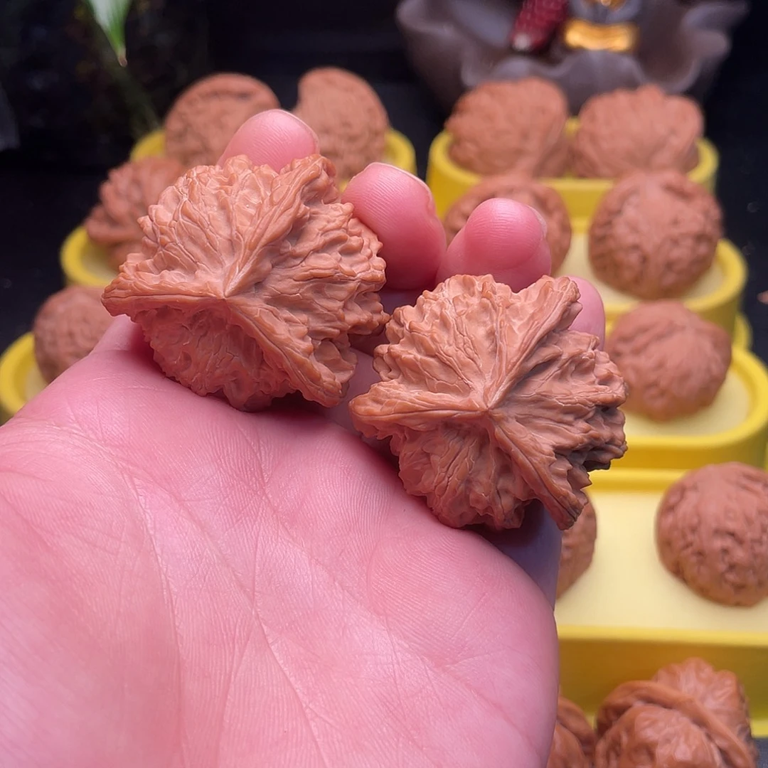 吊坠文玩核桃盘山三棱43