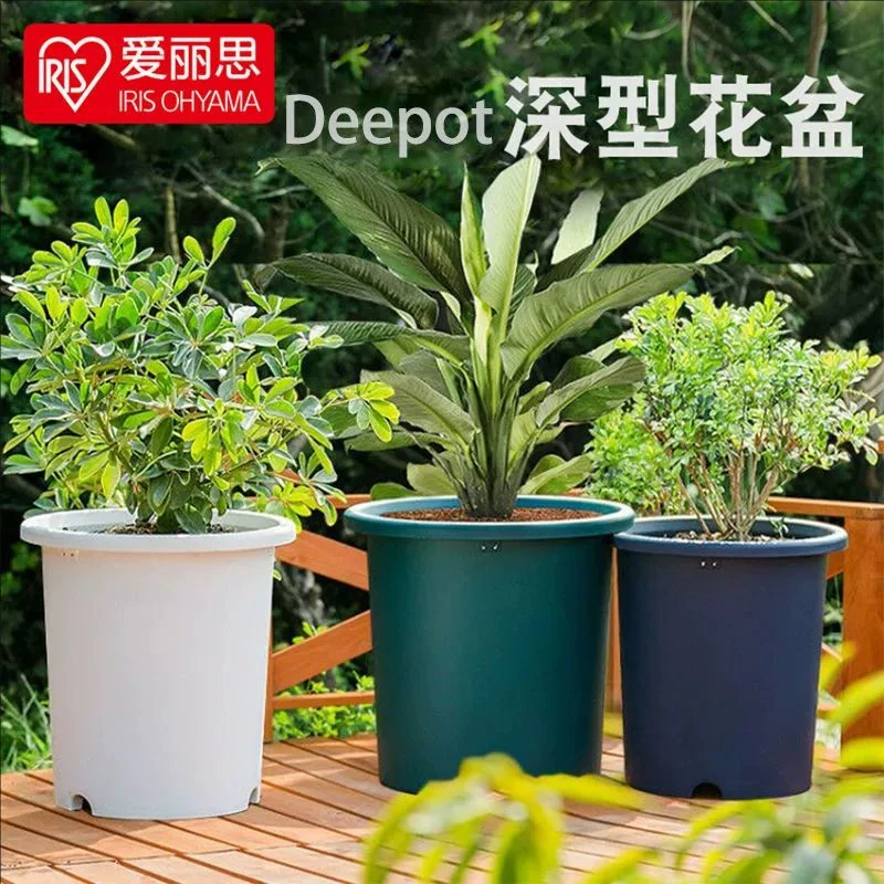 （2个装）爱丽思deepot深型大号月季三角梅树脂塑料加厚爱丽丝花盆