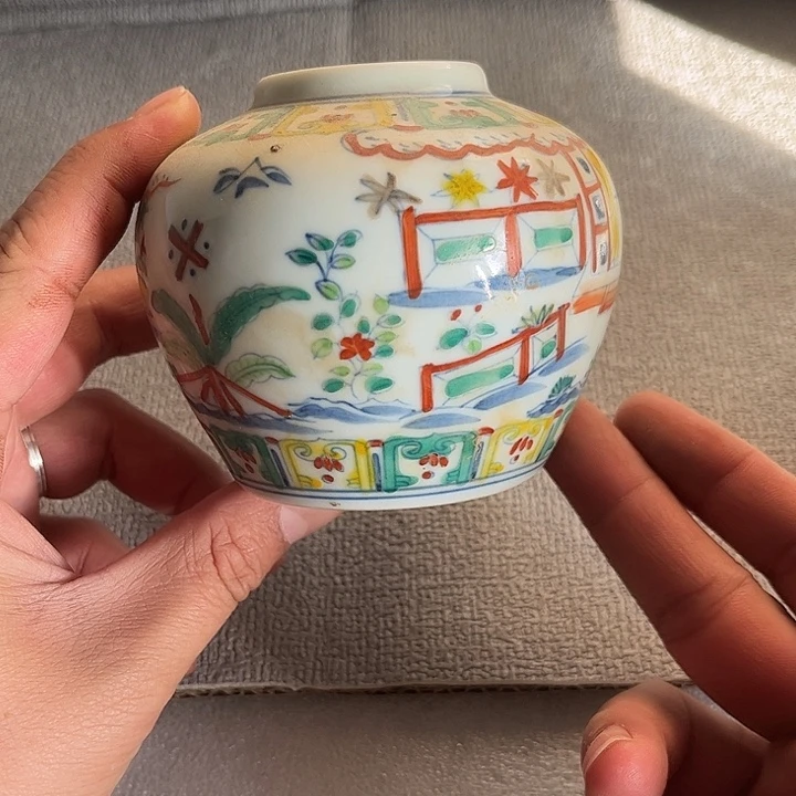 瓷摆件精品陶瓷风景摆件