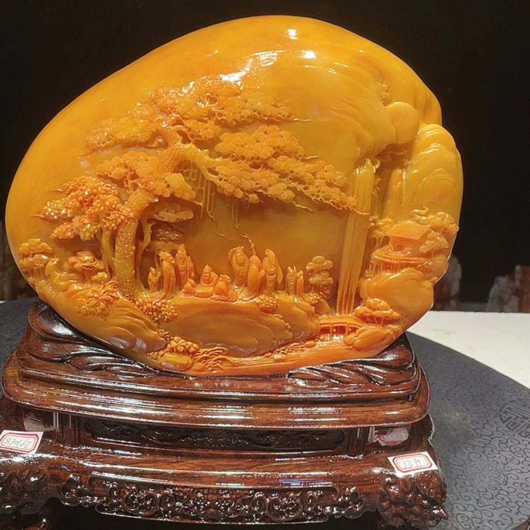 【闪购商品】寿山石一*耳山水风光