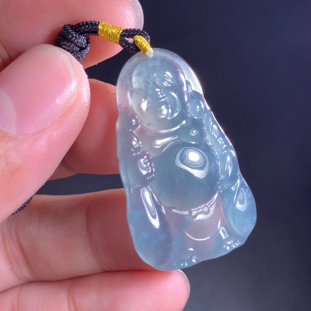 翡翠未镶嵌项链天然A货翡翠时尚气质女款吊坠挂坠