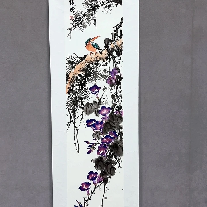 国画亲笔手绘放心去藏
