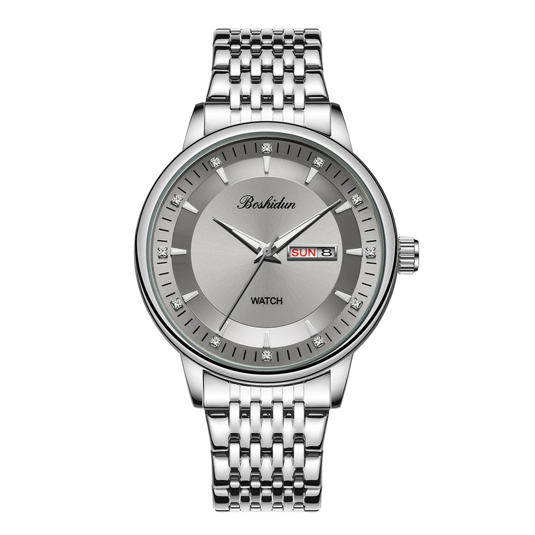 轻奢蝶飞系列高级系列双日历防水夜光男士手表9122G专属