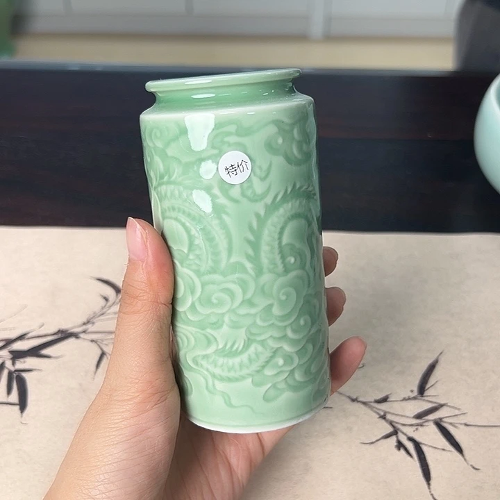 龙泉云间青瓷小米茶器