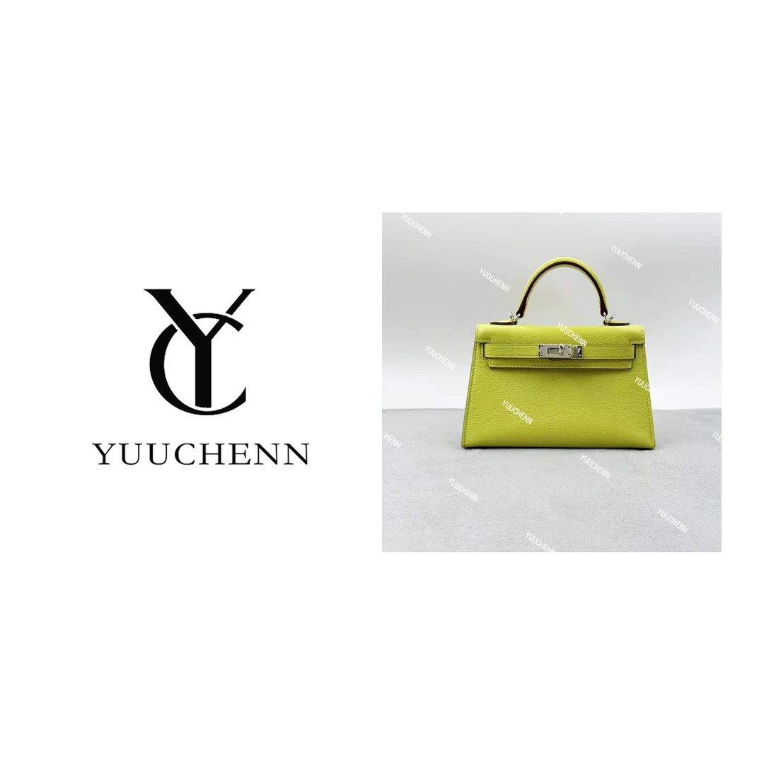YUUCHENN【kelly】19cm原创设计高定真皮包 HH6844