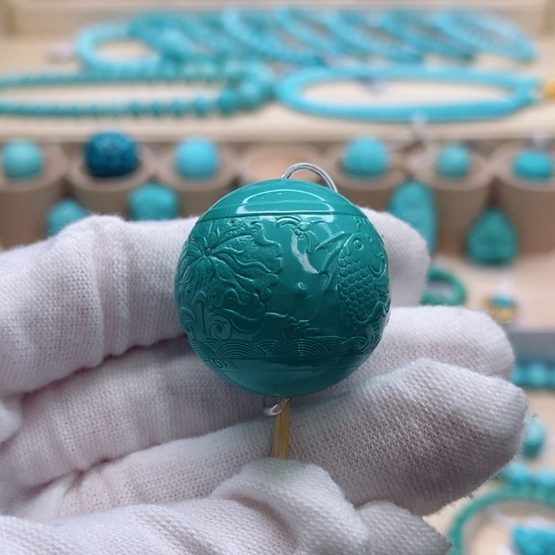 绿松石珠宝奇石未镶嵌