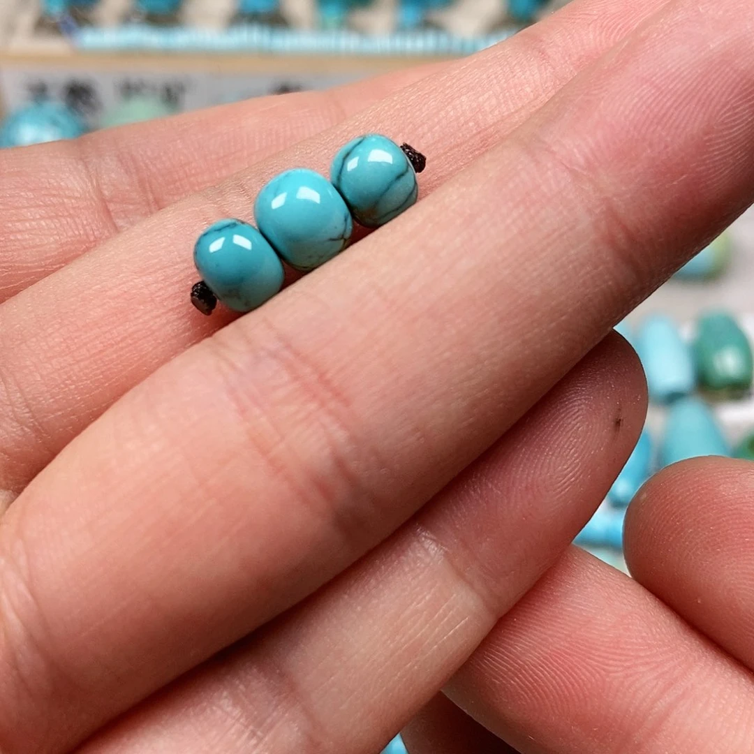 未镶嵌绿松石珠宝半成品