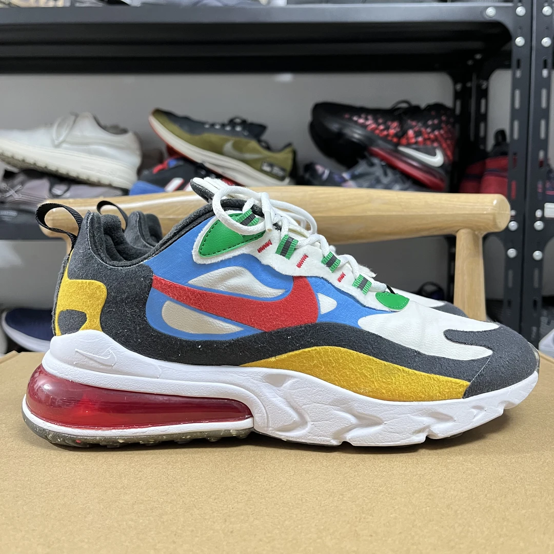 40.5码 Nike Air Max 270 React 气垫 缓震 透气 复古 跑鞋 二手