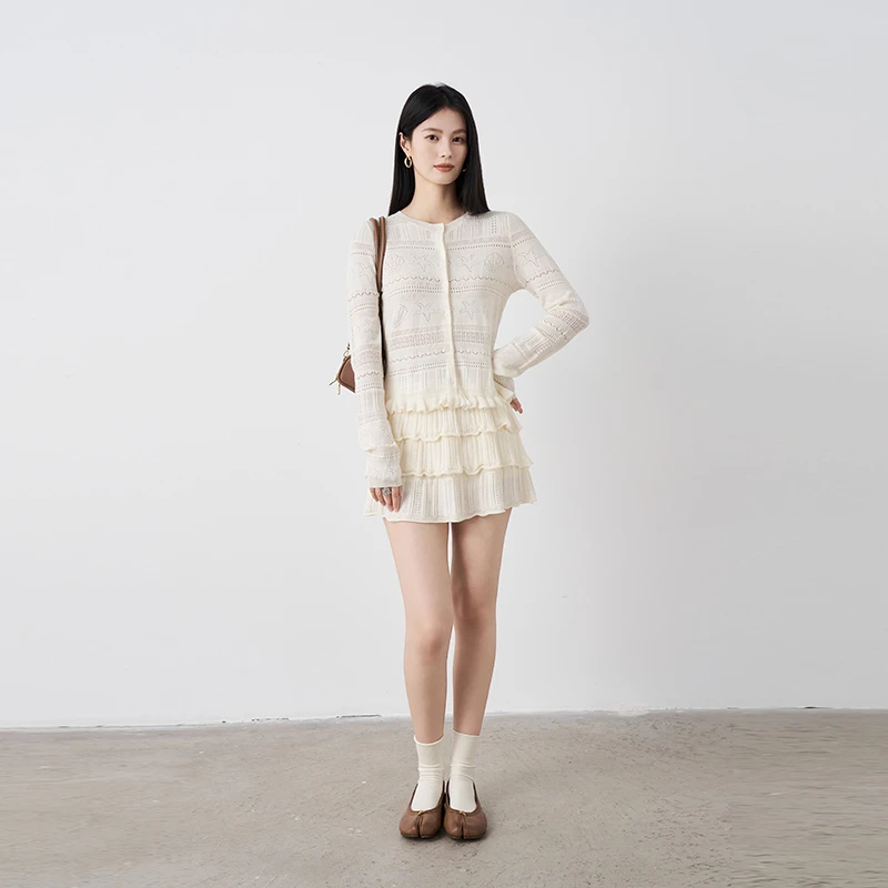 Moprobably李予诺「帕特拉」时尚开衫半身裙套装L5277002+L5278001