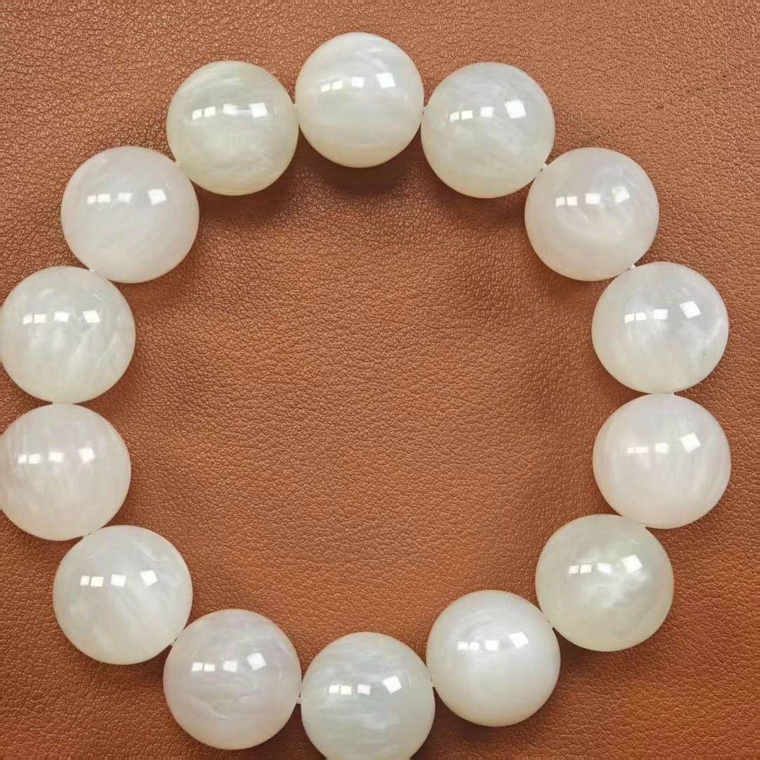 A0010海云母1.6cm精品单圈手串SLWD0010