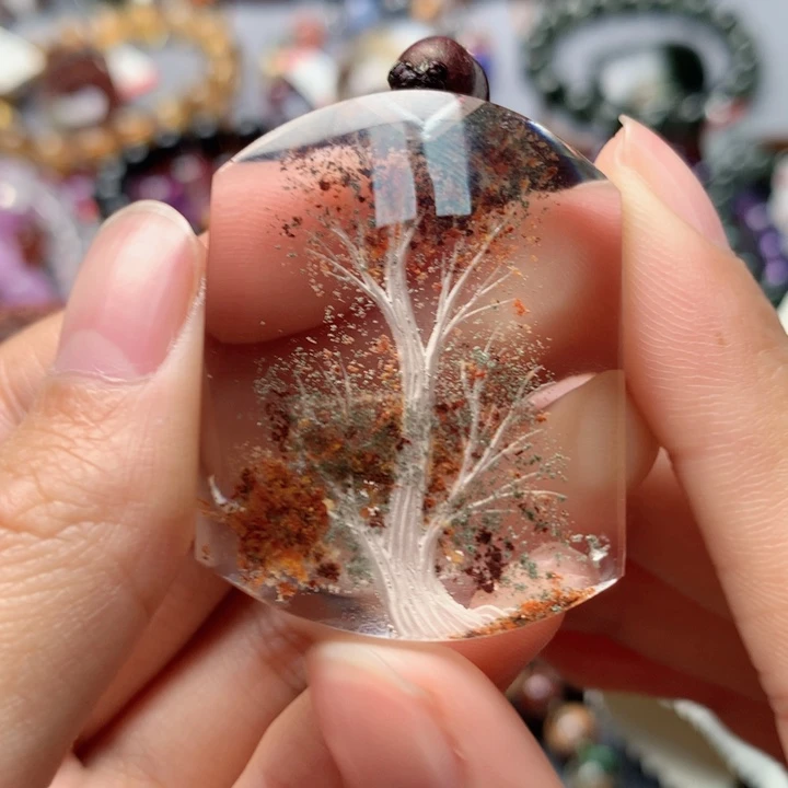 水晶吊坠(不含链)未镶嵌