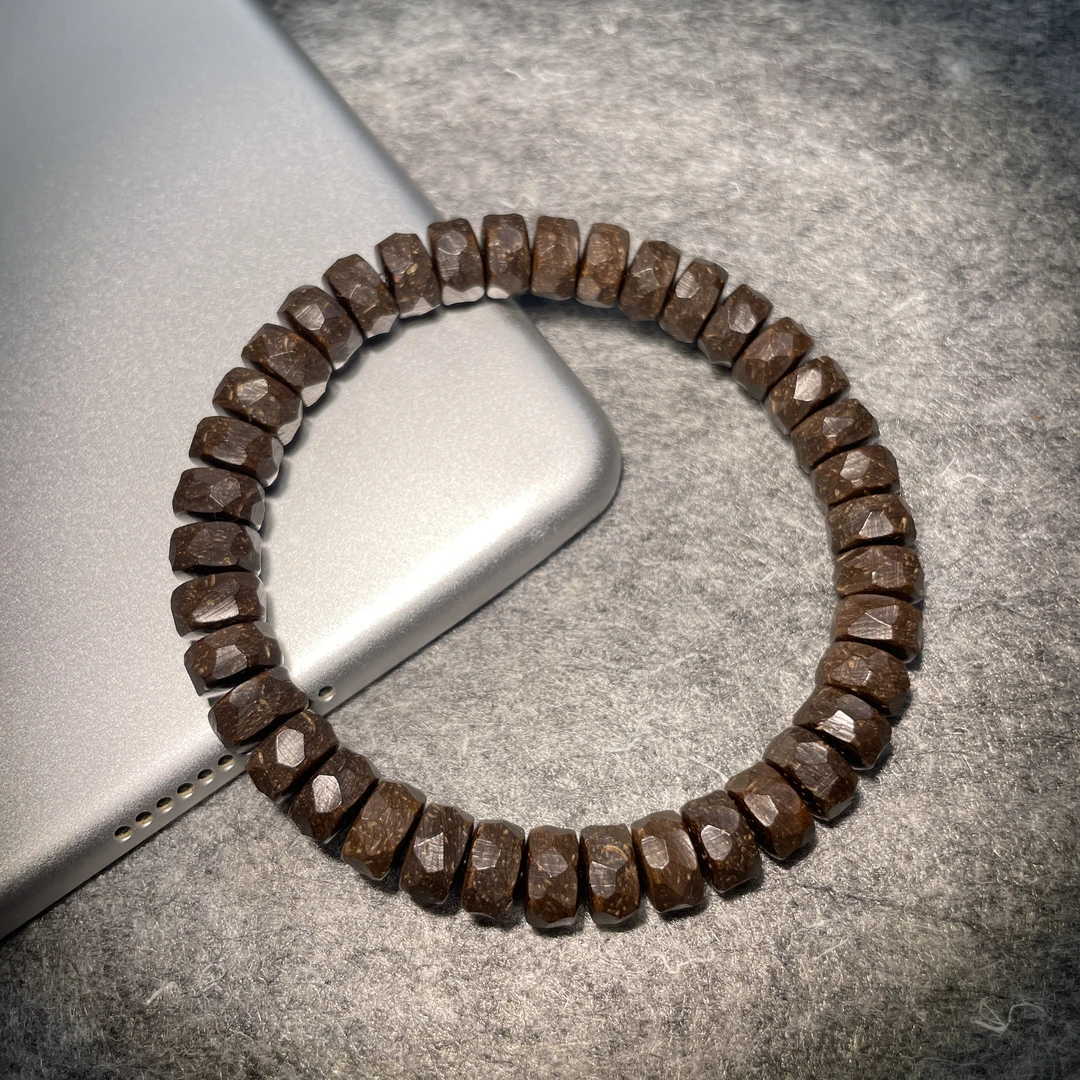 原生态椰蒂金光闪闪单圈浪家文玩（大）A2-1