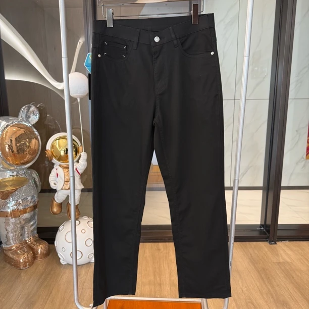 【国际装-玉醋黑牛】夏季新款男士百搭极简轻奢合体直筒牛仔裤549