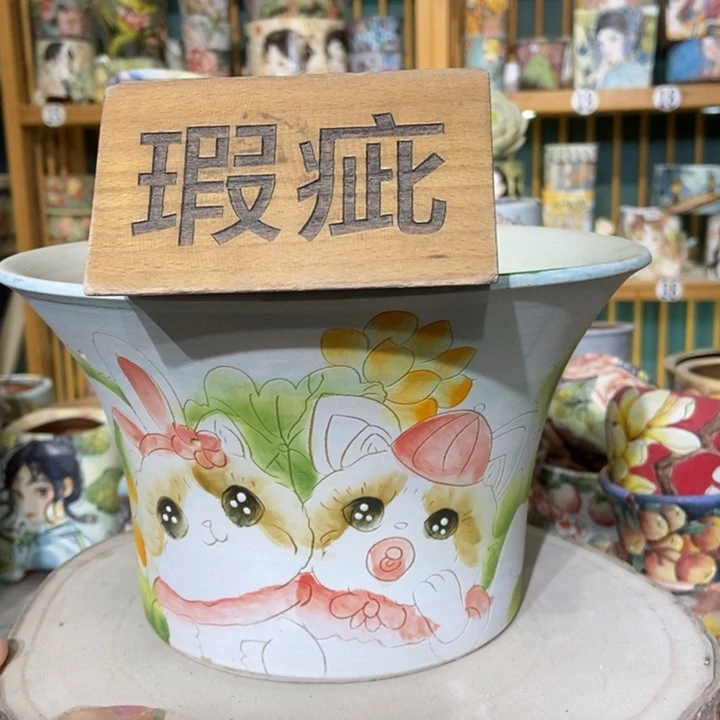 红陶景德镇艺术手绘作品