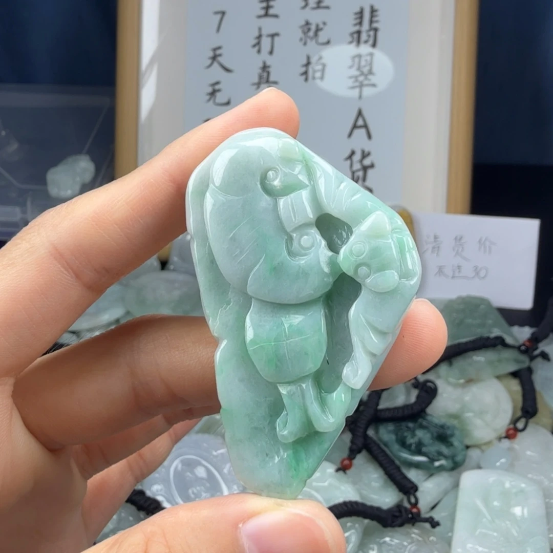 翡翠未镶嵌颈饰翡翠