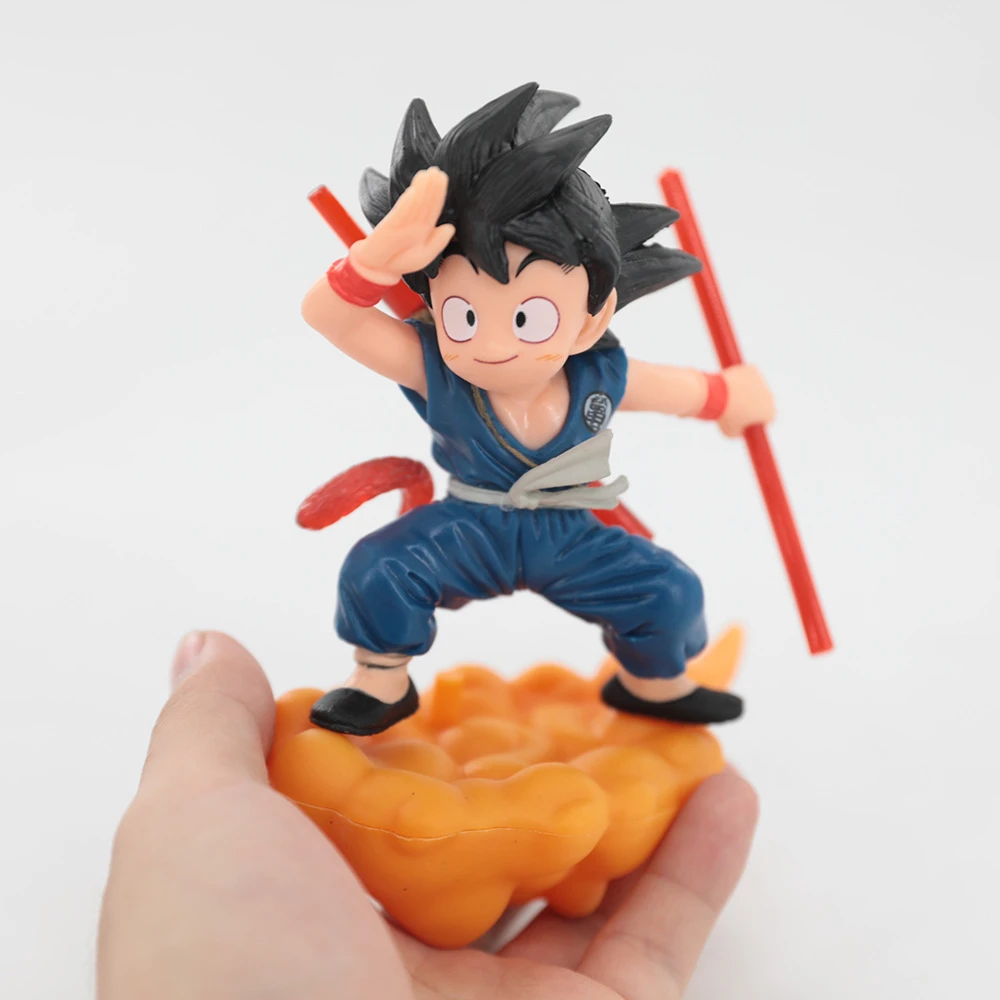 【鑫瑞模玩】卡通七龙珠动漫手办摆件筋斗云孙悟空14cm