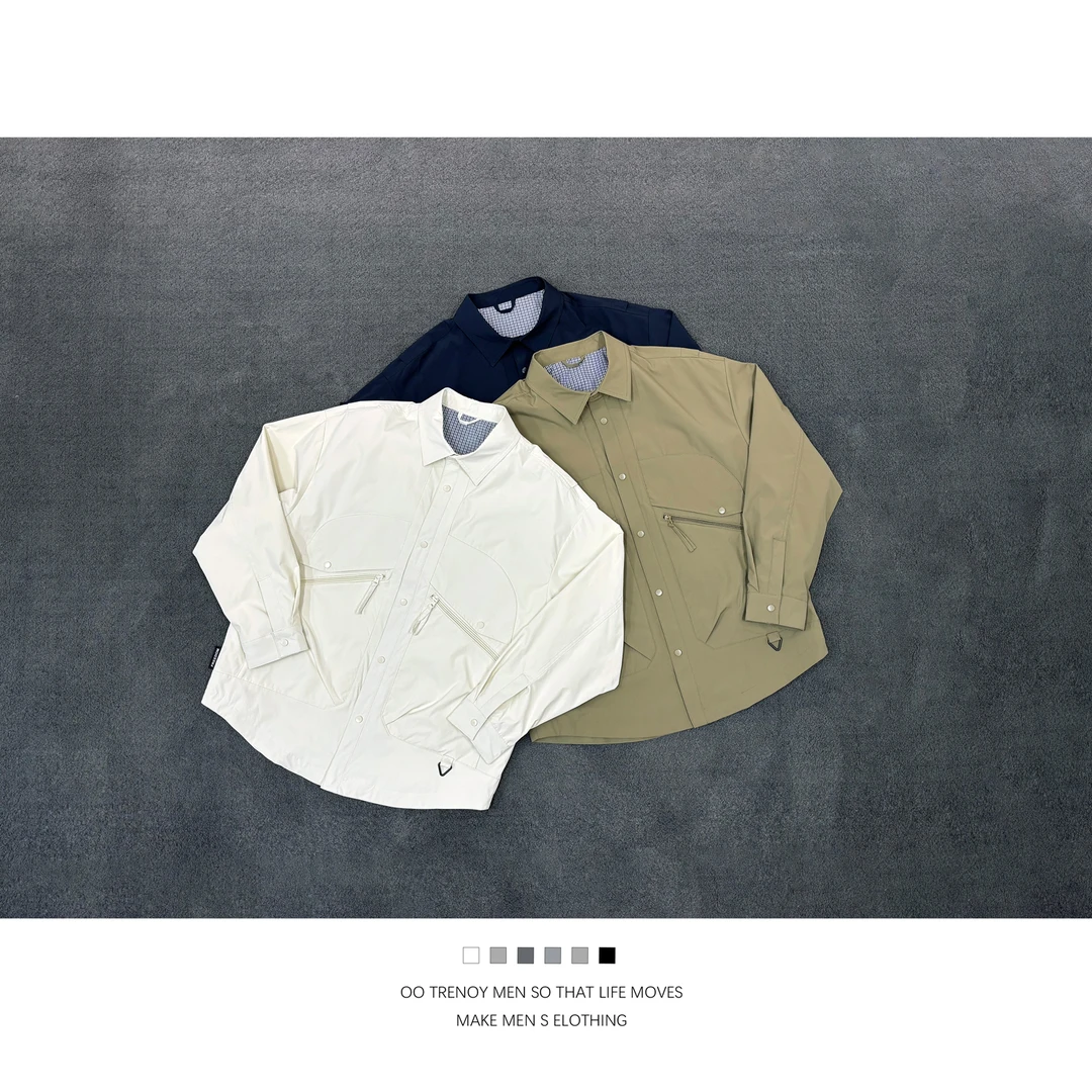 高级感春季夹克男士潮流舒适翻领DC2516（阿彬专属）