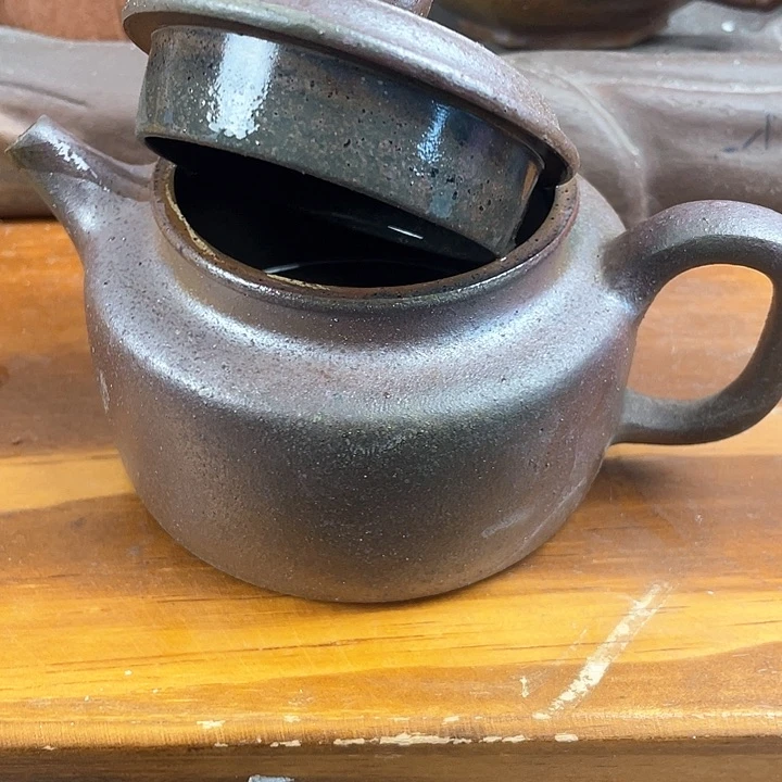 紫砂茶壶处理一把