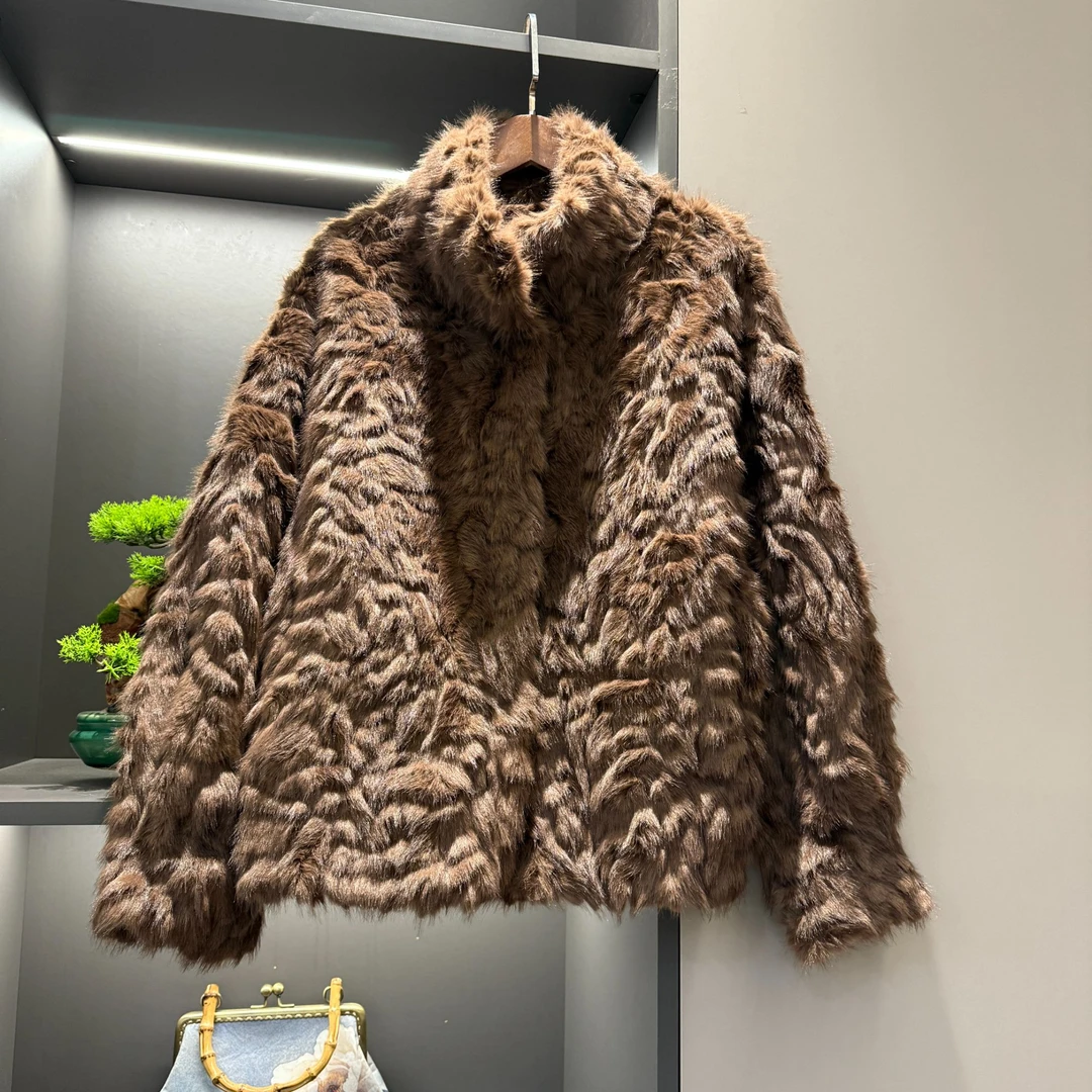 2025秋冬外套休闲保暖加绒上衣7182