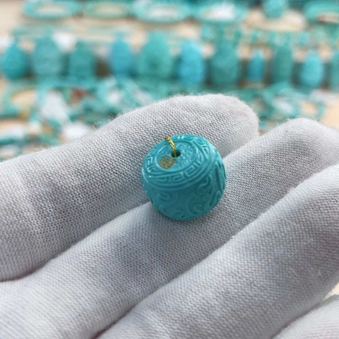 绿松石珠宝奇石未镶嵌