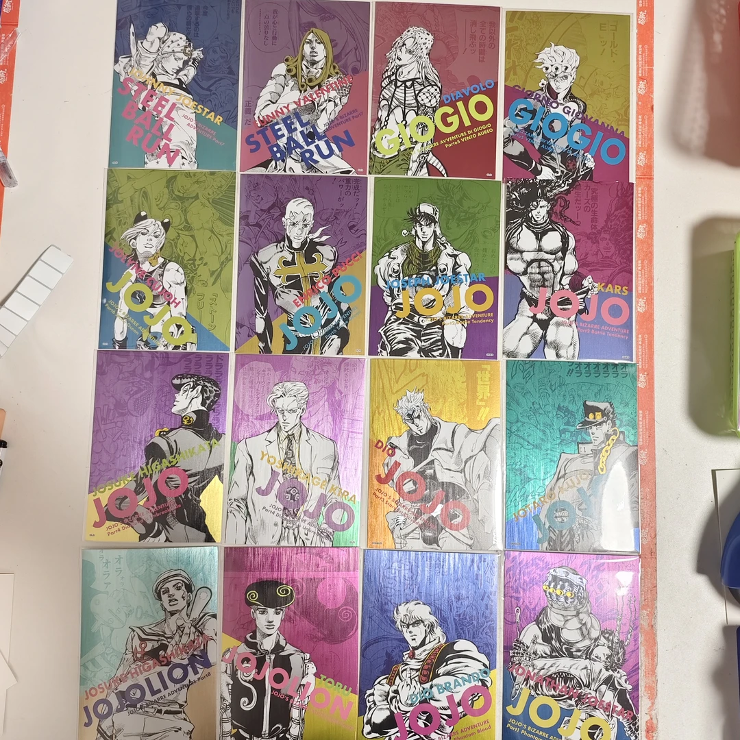 【JOJO的奇妙冒险】金属明信片直抽 盲盒默认代拆