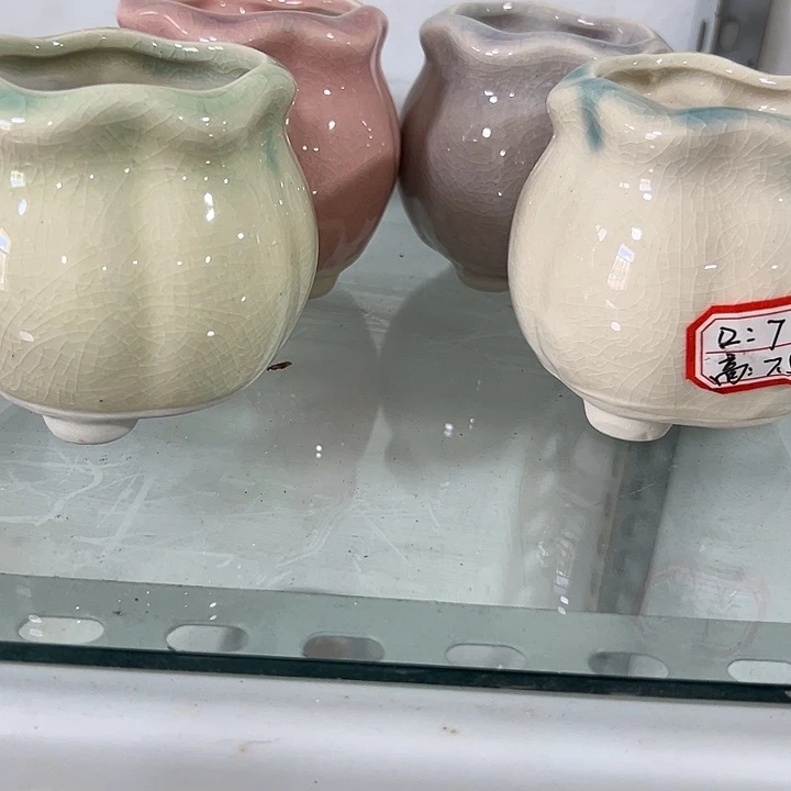 微瑕陶瓷花盆满12发