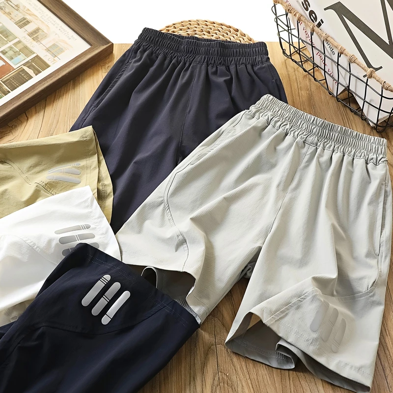 男童夏季新款速干冰丝短裤中大童休闲百搭时尚五分裤6211