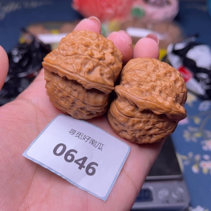 文玩核桃把件南瓜墩44.0646
