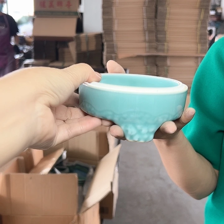 龙泉云间青瓷小米茶器