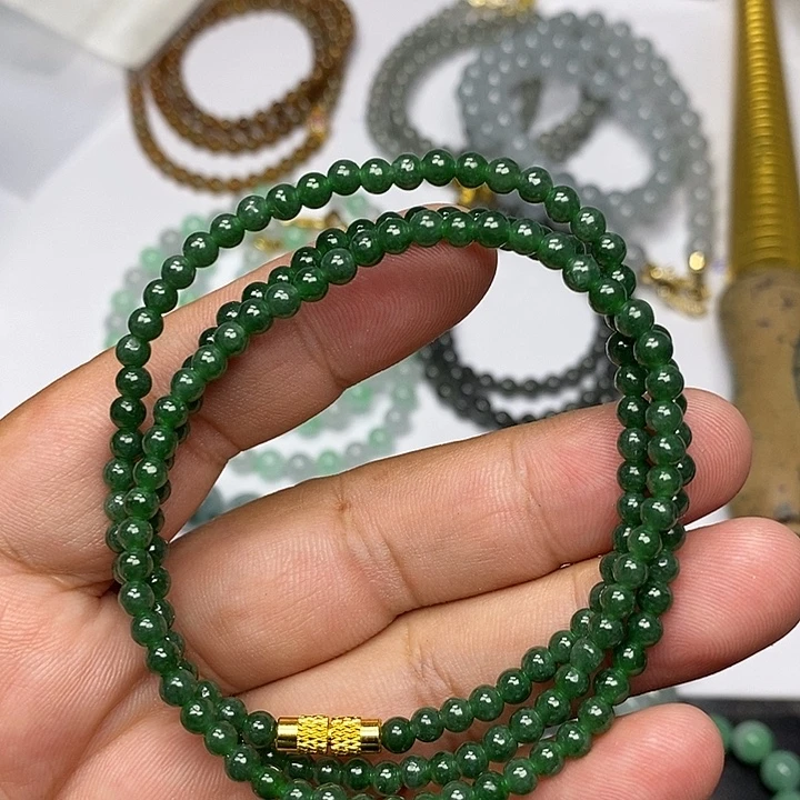 定制翡翠未镶嵌毛货需要抛光，请慎拍