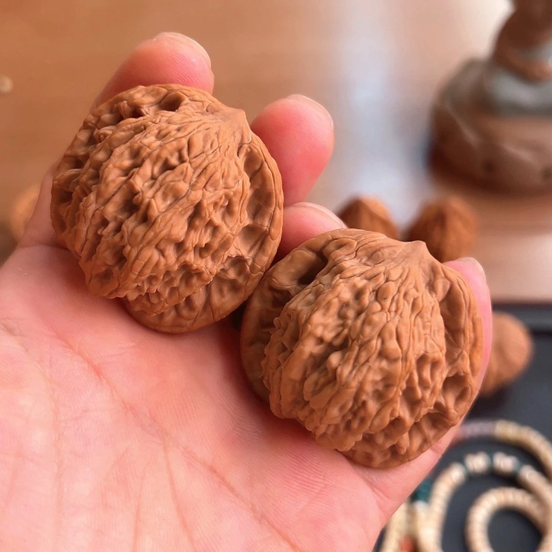 文玩核桃吊坠09麦穗虎头