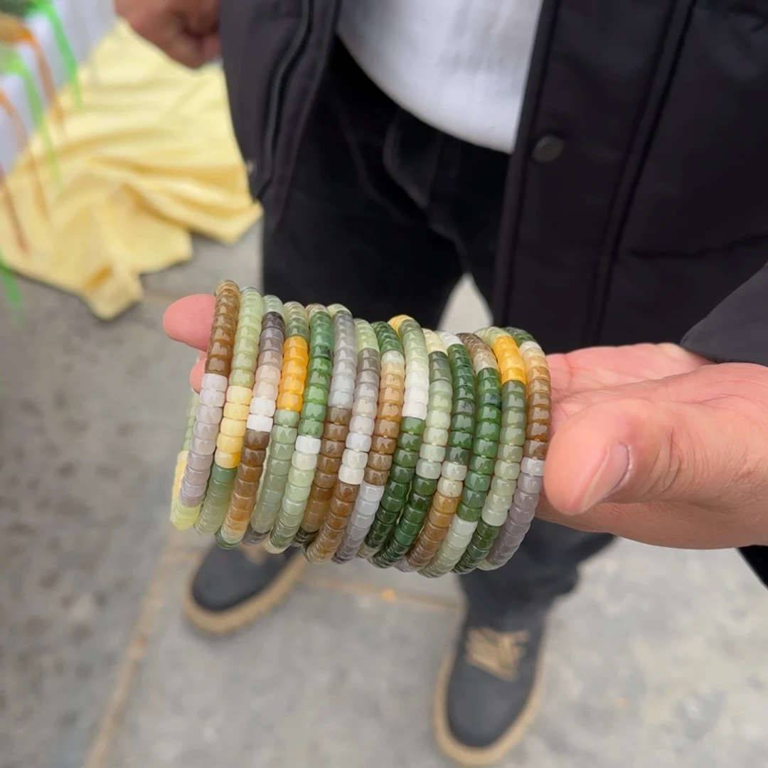 和田玉手链未镶嵌多样性发货拍一发一