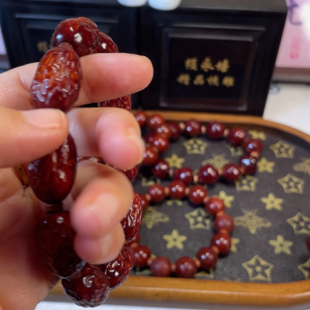 腿***短手串/手链橄榄核大枣1.4