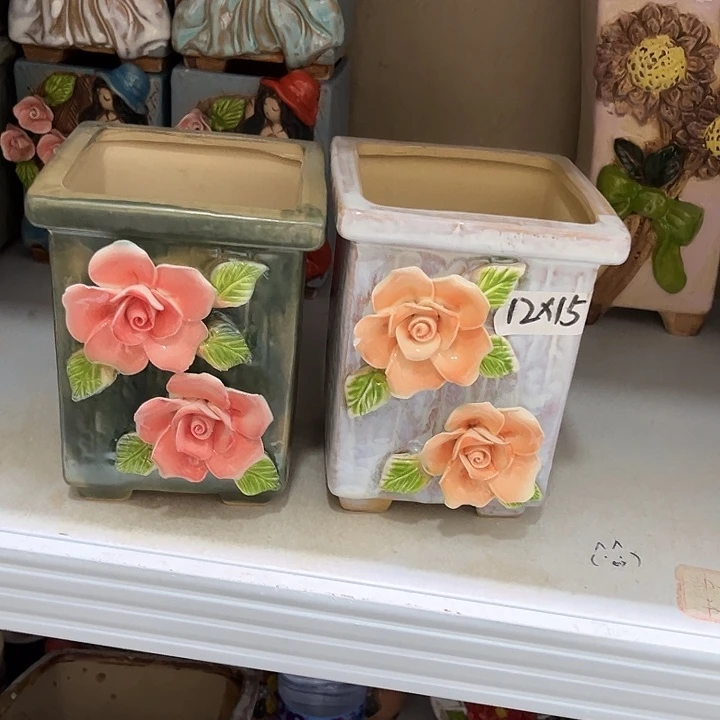 粗陶材质多肉花盆