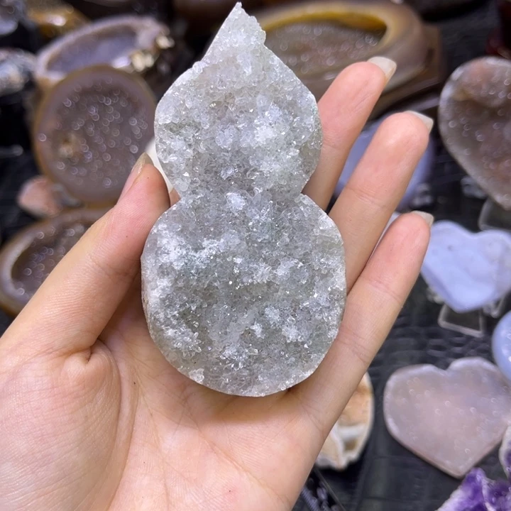 未镶嵌发饰水晶绿晶块