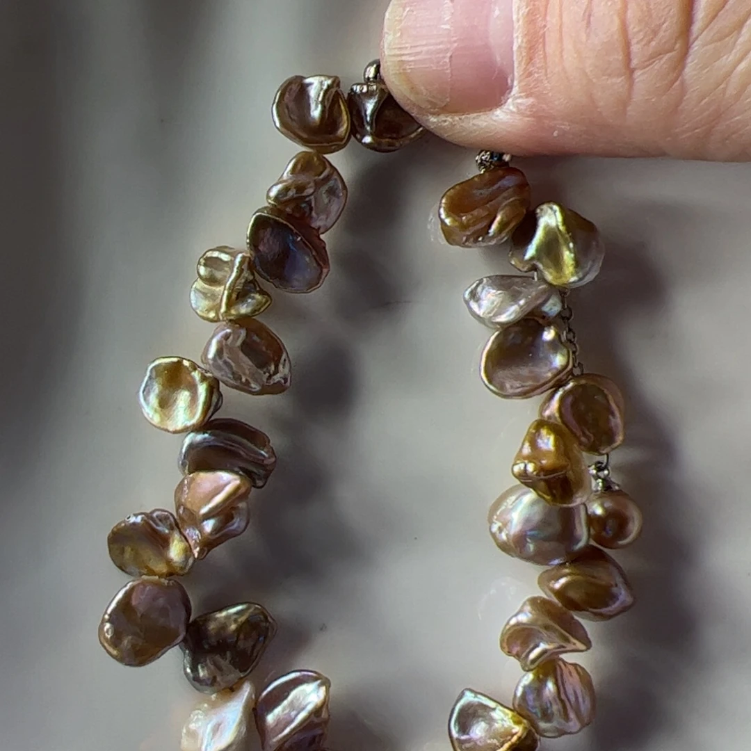 合金手绳淡水珍珠588