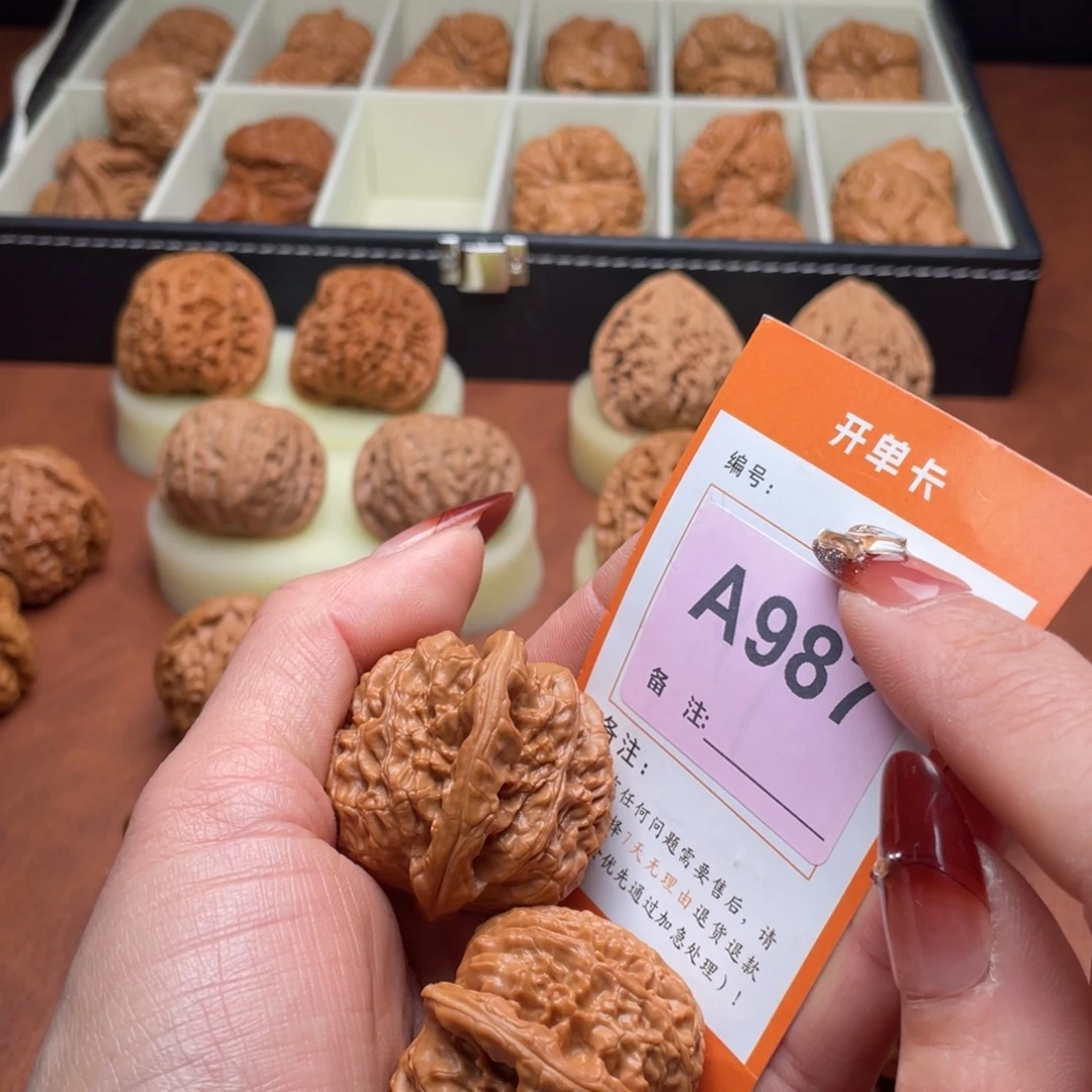 2***.吊坠文玩核桃白狮子41