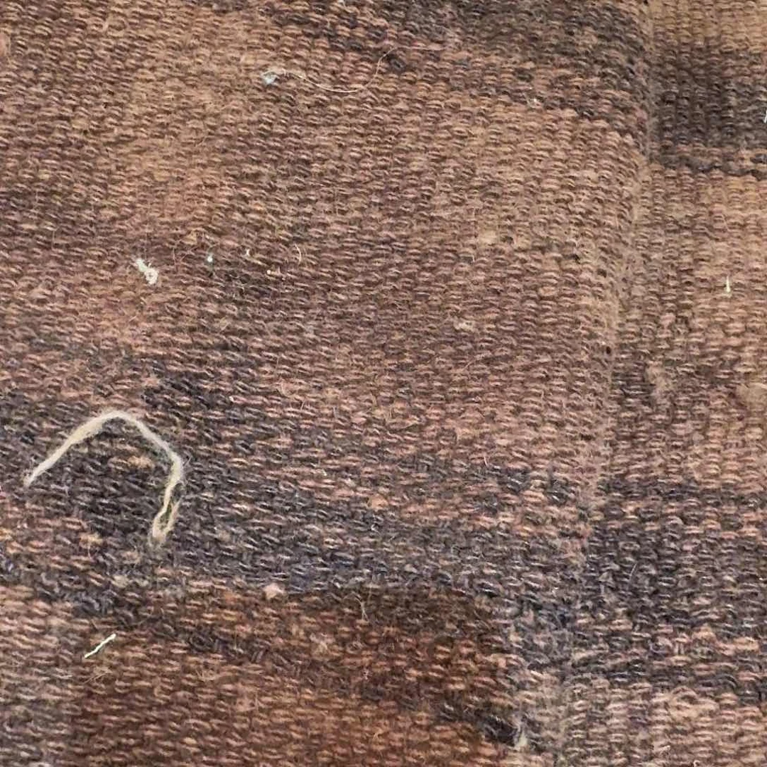 ?****包驼毛茶席柿染总长65