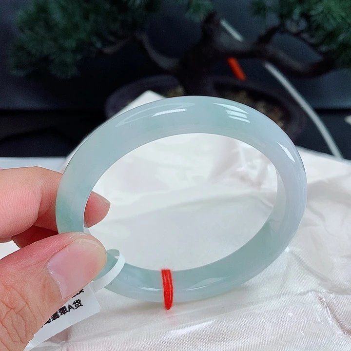 未镶嵌手镯翡翠在***雨54.6